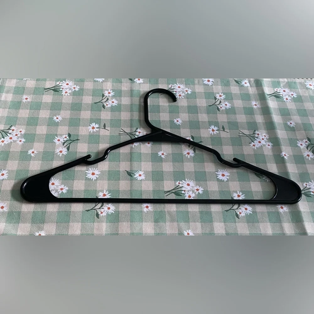 Black Plastic Clothing Hanger
